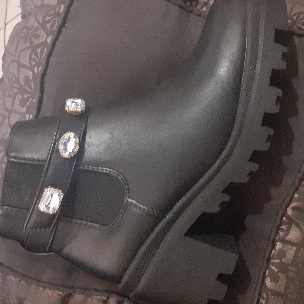 Nicole Miller combat boots